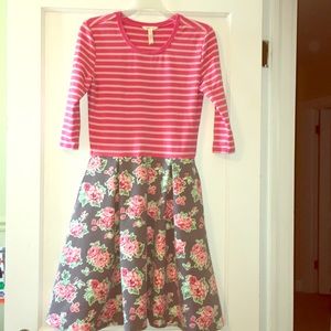 Matilda Jane pink stripe with floral bottom
